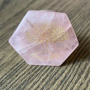 Rose Quartz Tree Of Life phone grip